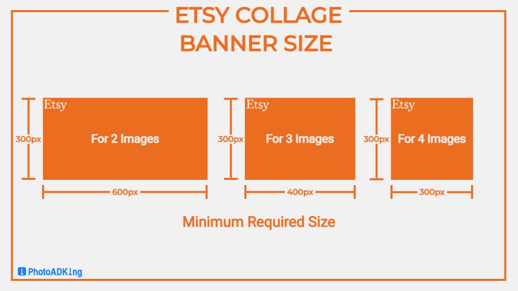 Etsy Collage Banner Size