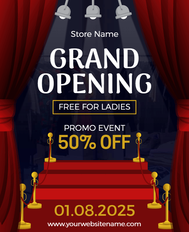 grand opening offer flyer ideas