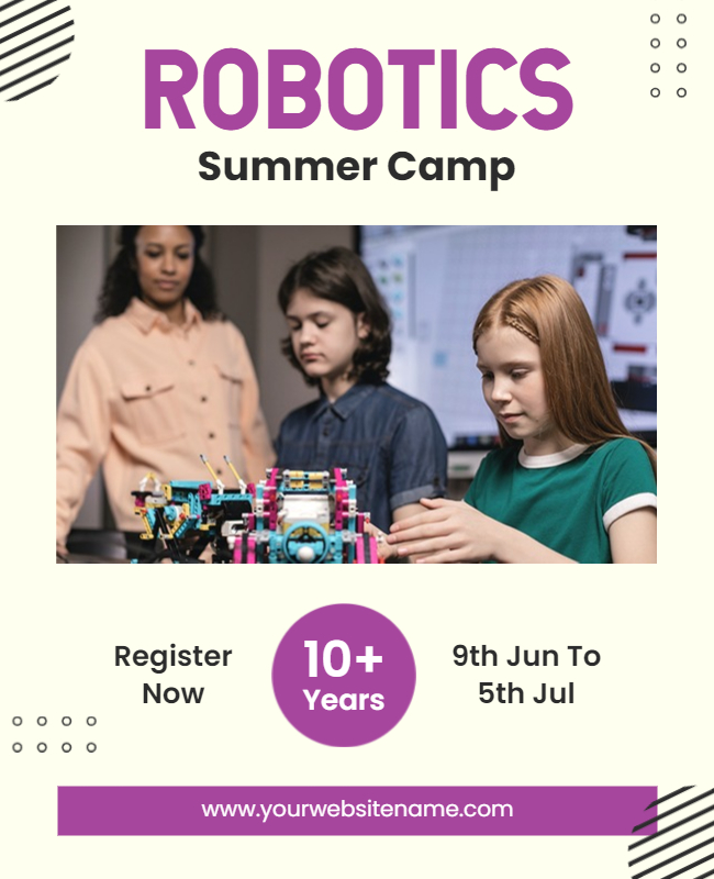 Academic Enrichment Summer Camp Flyer