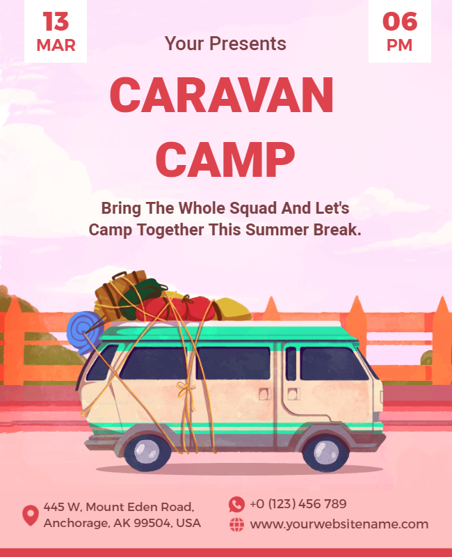 Caravan Camp Flyer