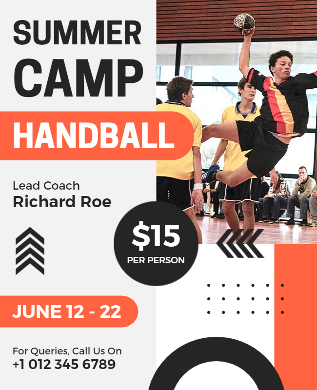 Sports Camp Flyer