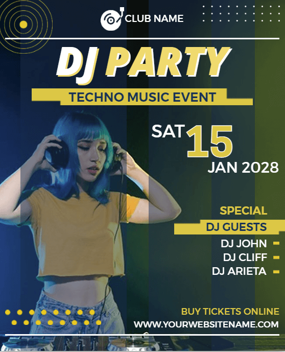 DJ Party Club Flyer
