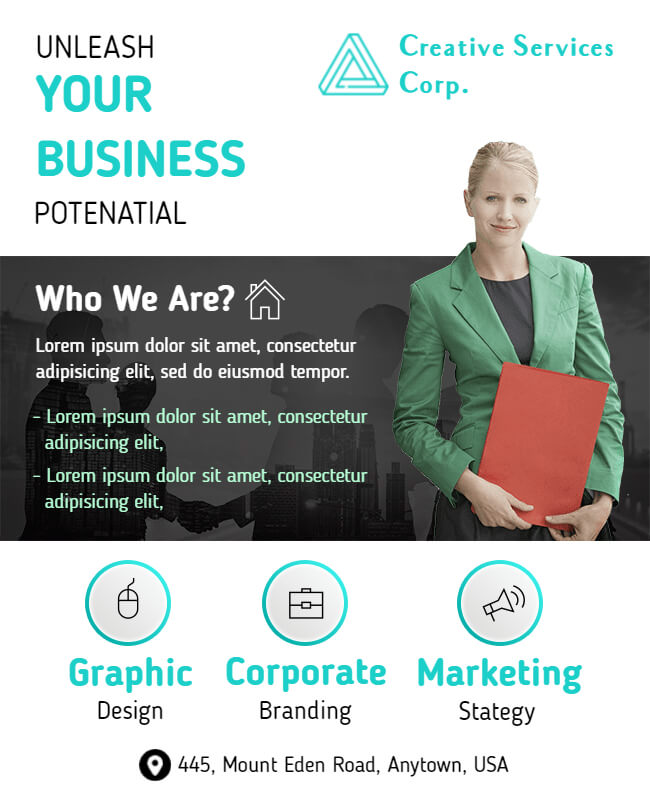 company flyer template