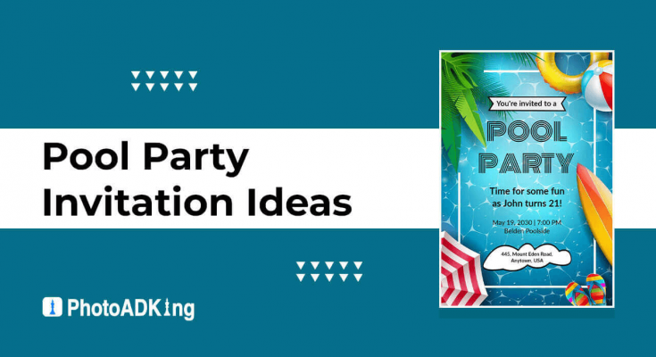 Pool Party Invitation Ideas