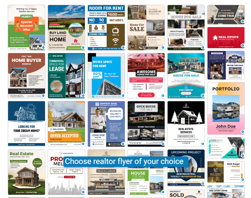 realtor flyer templates