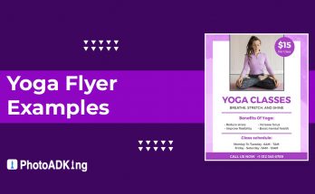 yoga flyer examples