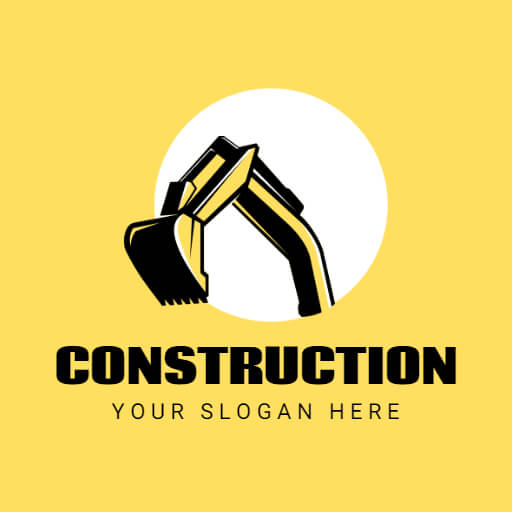 Construction circle logo example