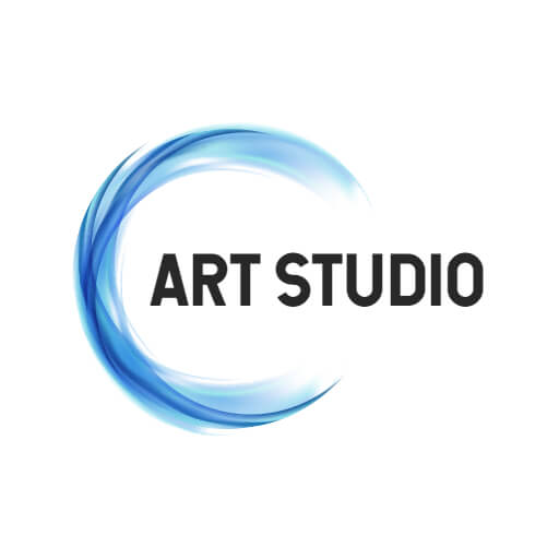 Artist round logo example