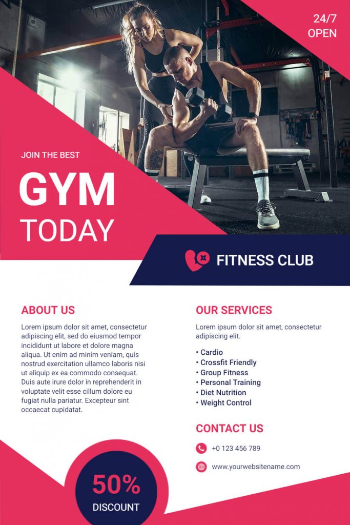 Fitness Club Flyer