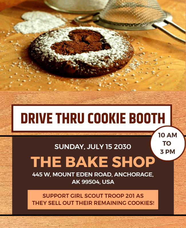 Fundraiser Bake Sale Flyer