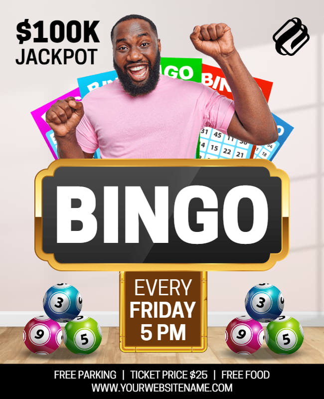 Jackpot Bingo Template