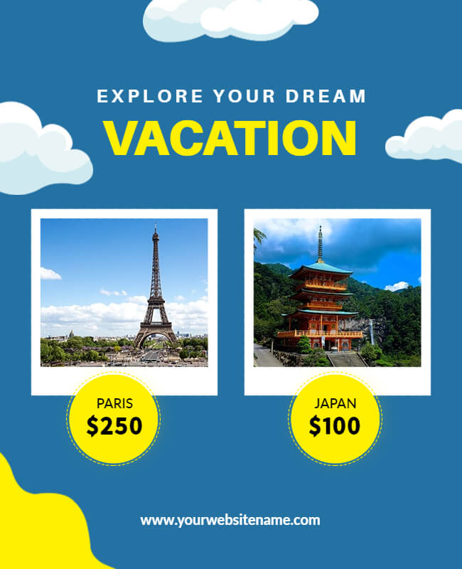 Vacation Dream Travel Flyer