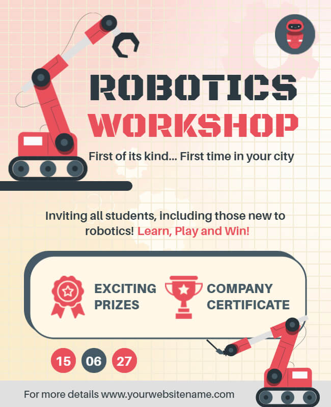 Robotics Workshop Flyer