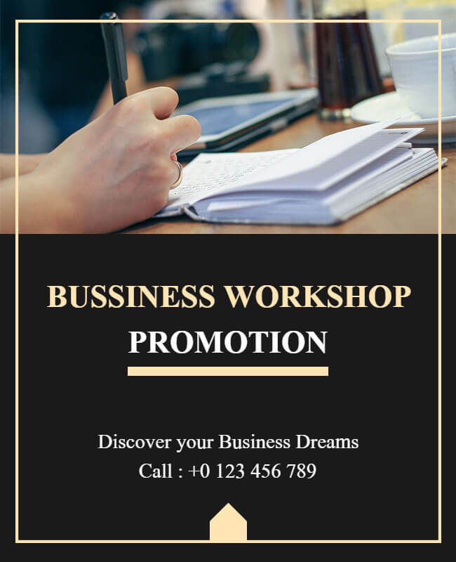 Business Workshop Promotion Flyer