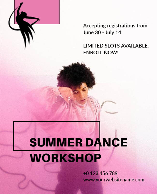 Summer Dance Workshop Flyer