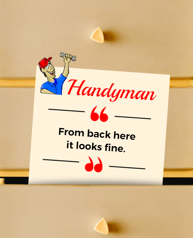 handyman quote include in flyer