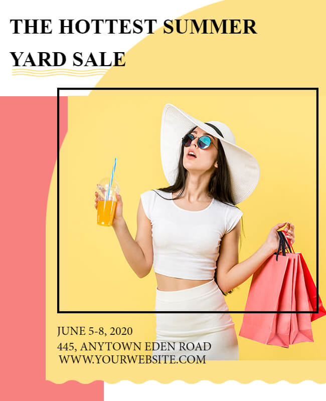 Summer Yard Sale Flyer