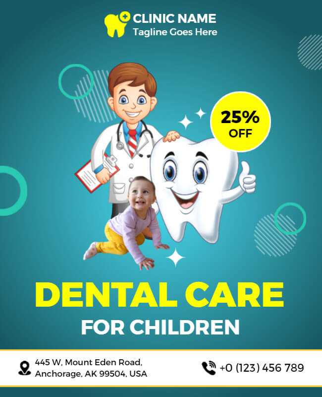 Cartoon Dental Flyer