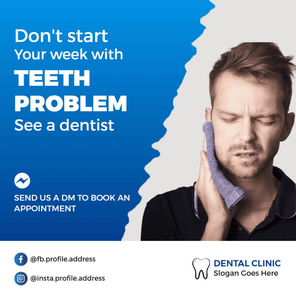 Teeth Problem Dental Flyer