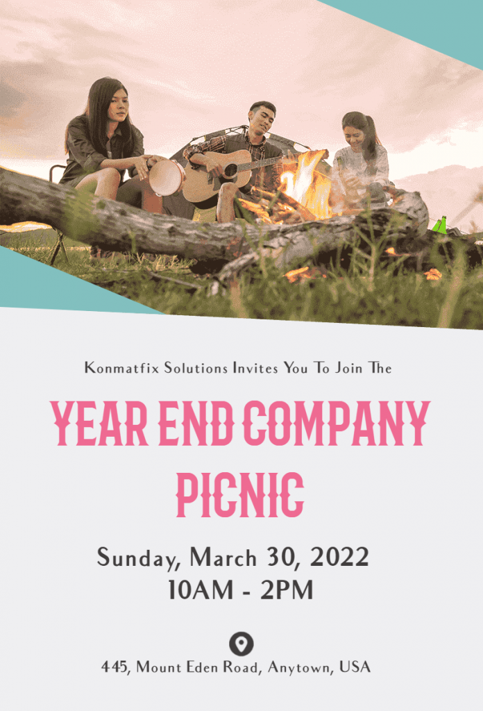 company picnic flyer
