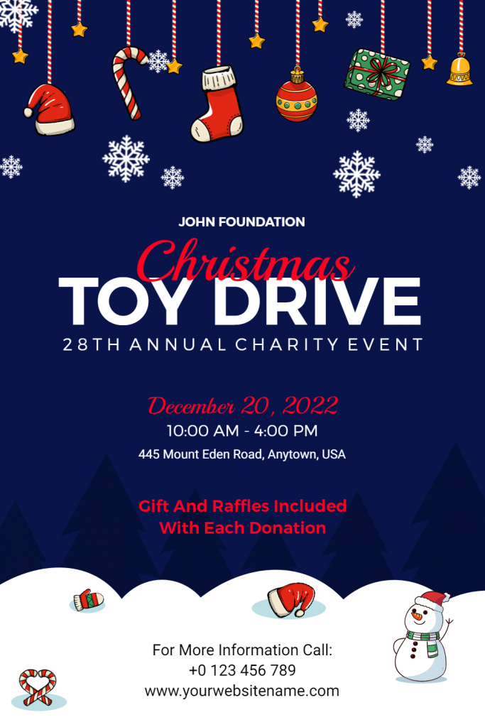 Christmas Toy Drive Flyer 