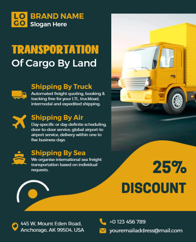 Transportation Flyers Samples