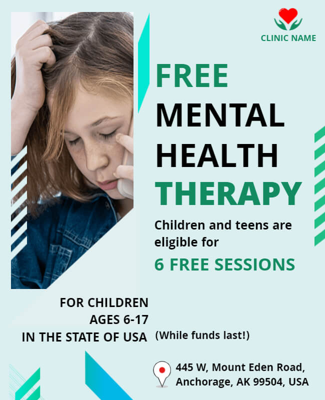 Mental Health Therapy Flyer