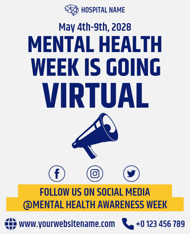 Virtual Mental Health Flyer