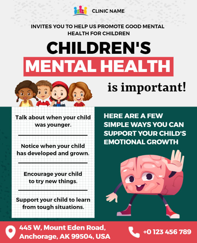 Children's Mental Health flyer 