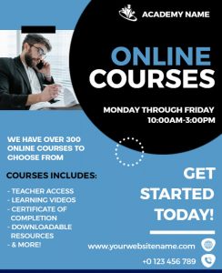 Course Flyer Examples and Tips
