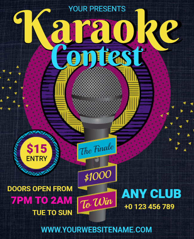 offer Karaoke Flyer