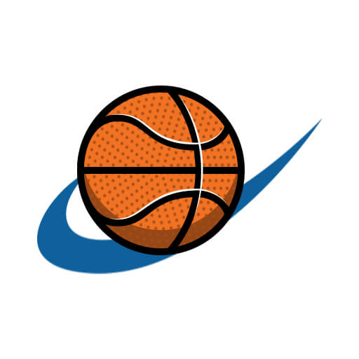 3D Type Basketball Logo Design