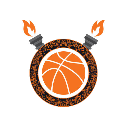 Circle Type Basketball Logo Design
