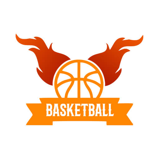 Fire Basketball Logo Design