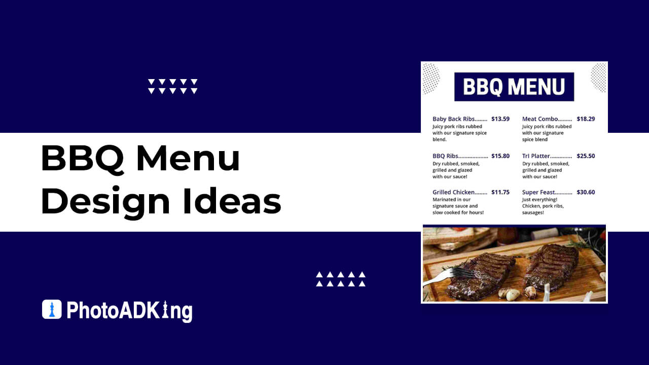 BBQ Menu Design Ideas, Examples & Samples