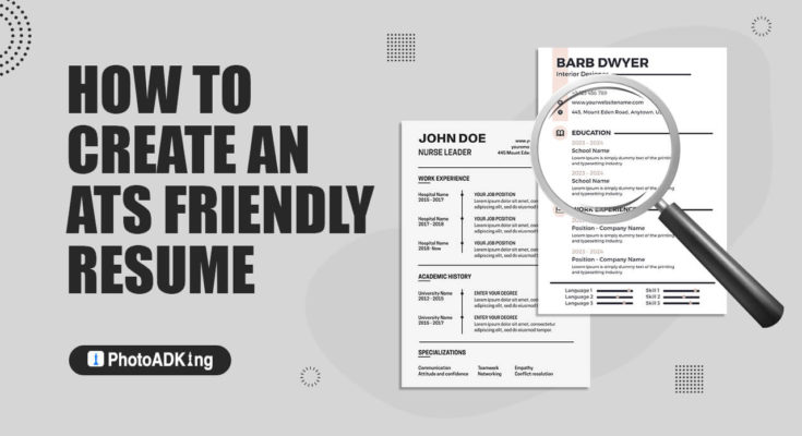how to create an ATS friendly resume