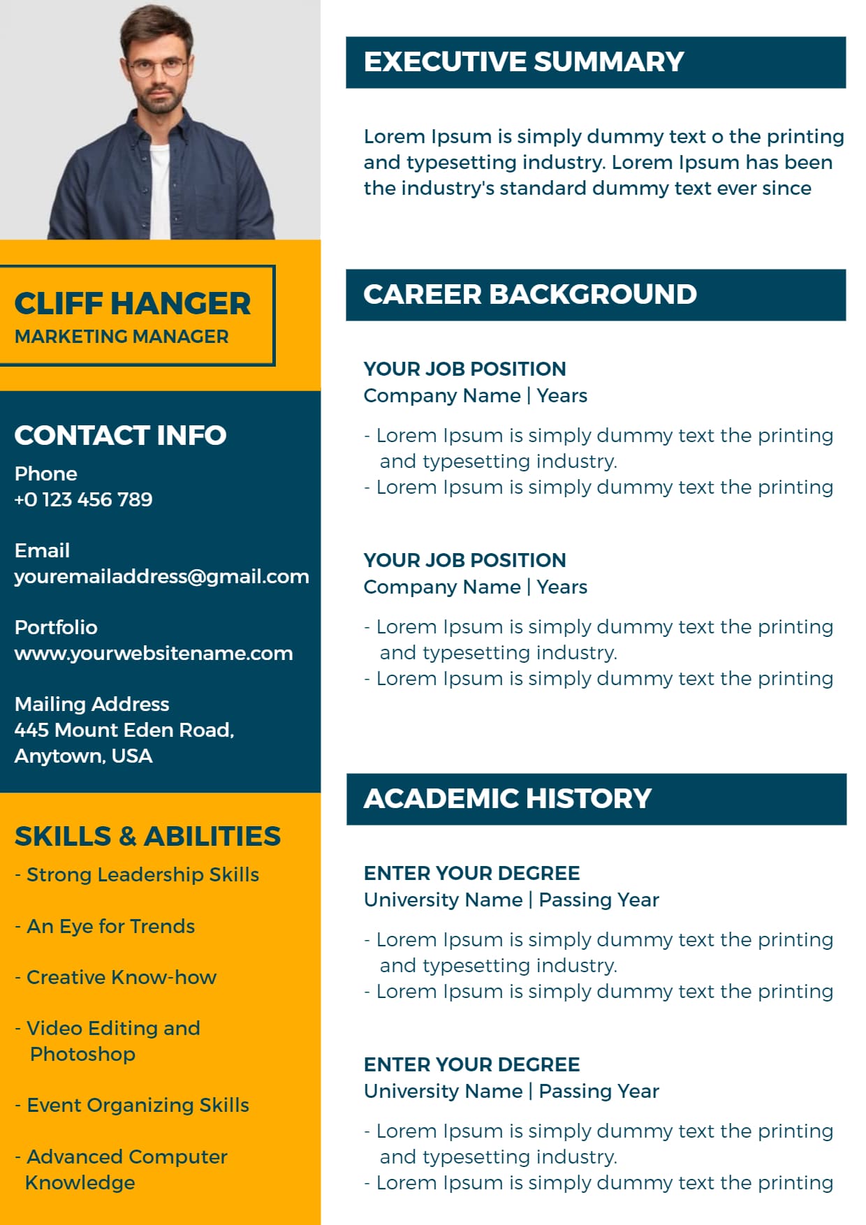 Resume Formatting Tips Example