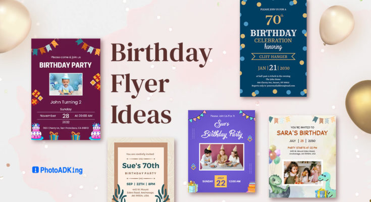 Birthday Flyer ideas