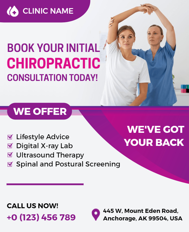 Chiropractic Health Promotion Flyer