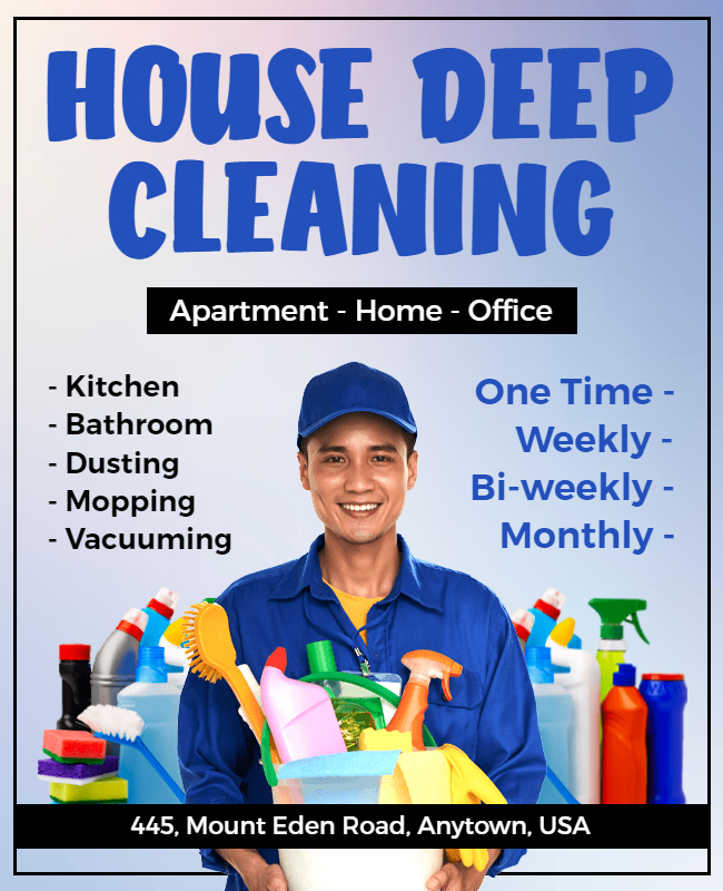 Deep Cleaning Service Flyer
