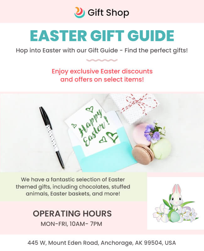 Easter Gift Guide Poster