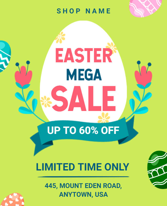 Easter Sale Poster