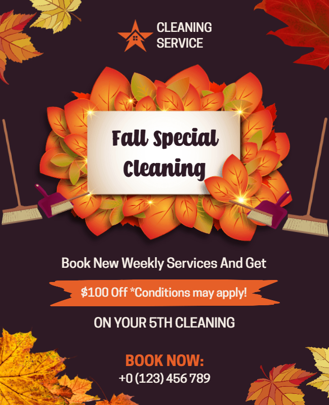 fall cleaning template