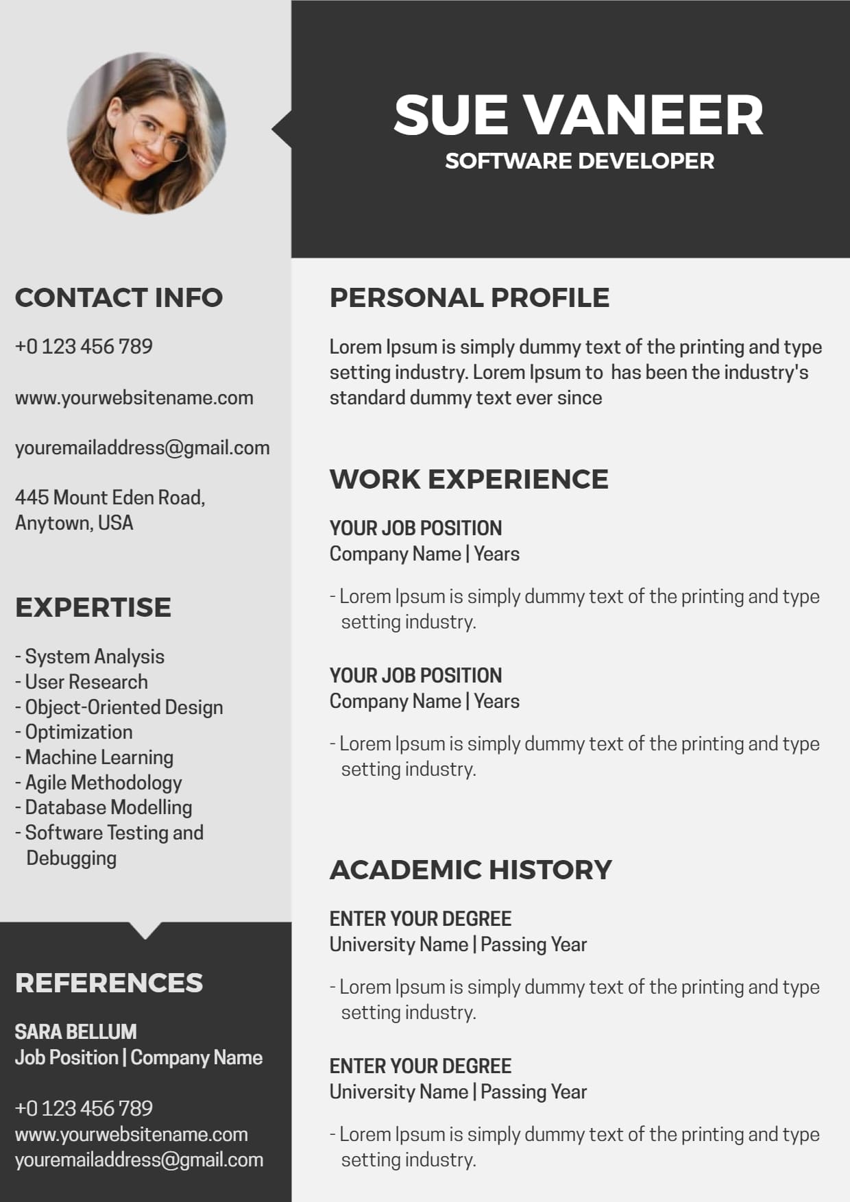 Resume Tips Example