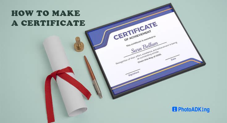 How to make a certificate