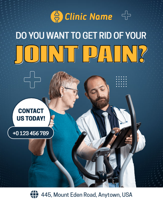 Joint Pain Health Promotion Flyer