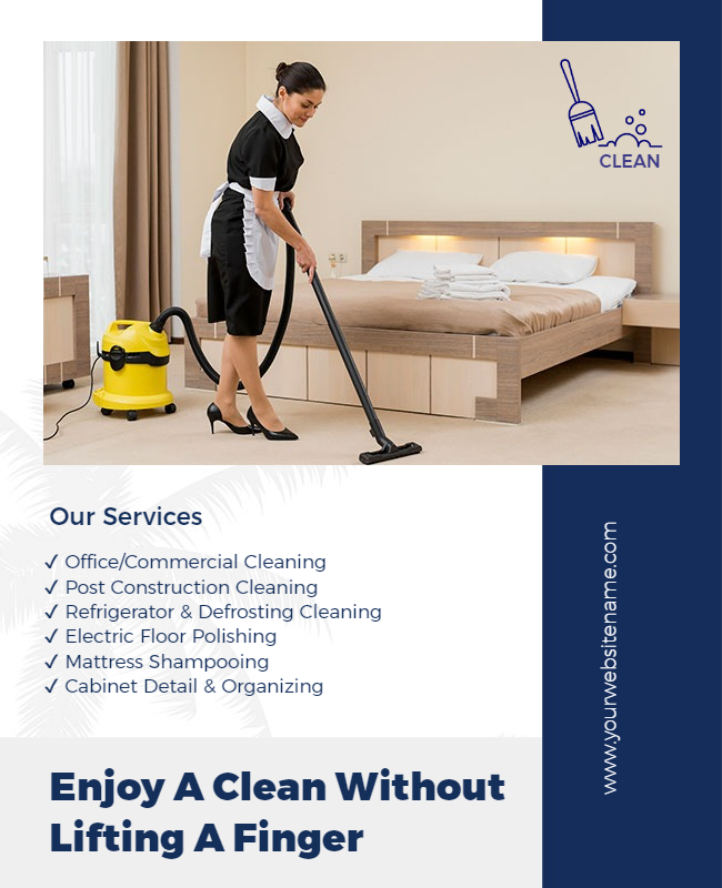 Maid Cleaning Service Flyer