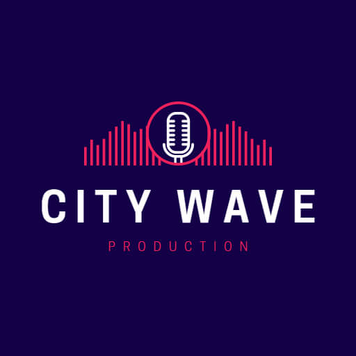 Radio Wave Type Apple Podcast Logo