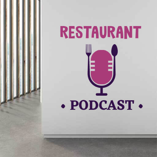Restaurant Type Apple Podcast Logo