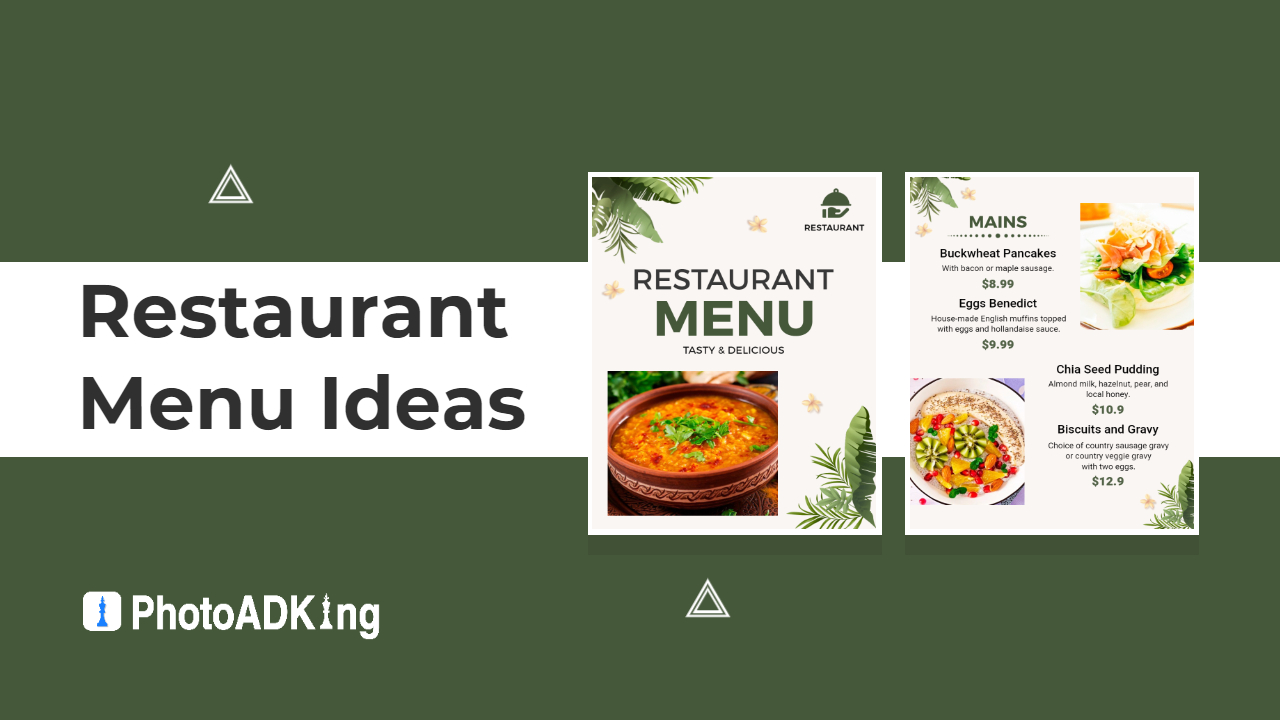 Restaurant Menu Ideas And Examples